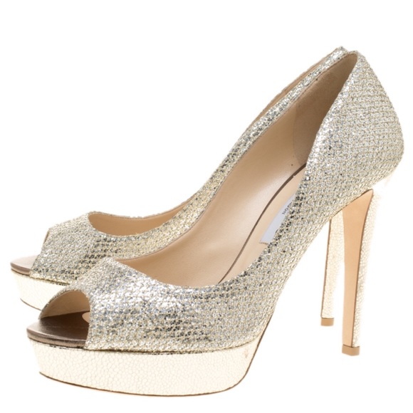 Jimmy Choo Shoes - Jimmy Choo Stilettos Metallic Gold & Silver